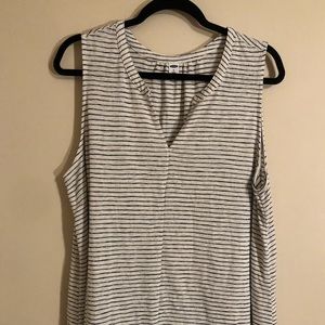 Black & White Stripped Old Navy Tank Top